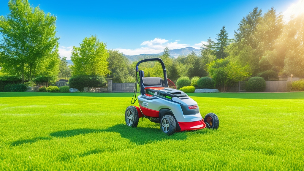 Elektromos fűnyíró csomagolás és prezentáció - professzionális megjelenés és praktikusság