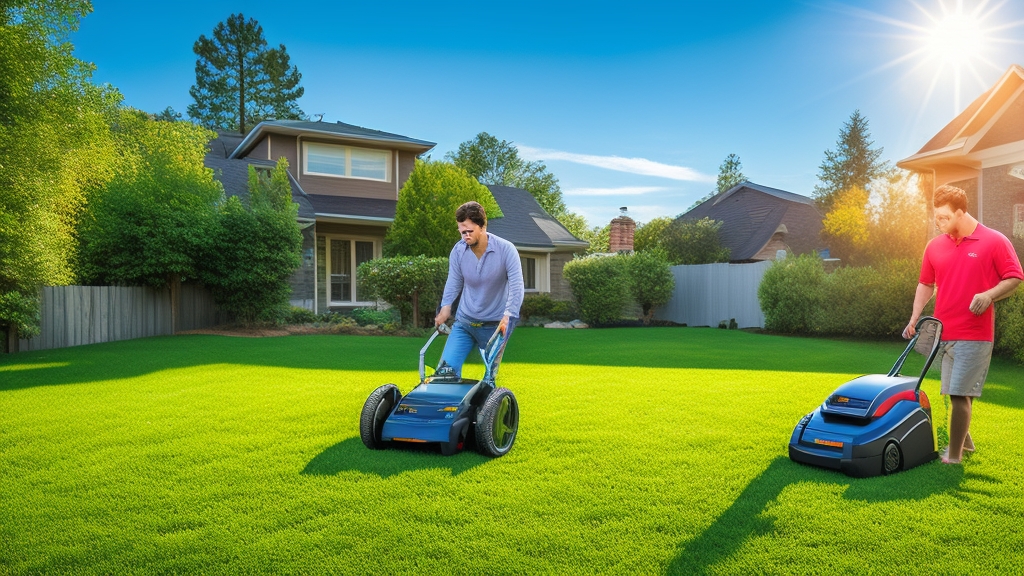 Elektromos fűnyíró sokoldalúság teszt - különböző kertméretek és használati módok