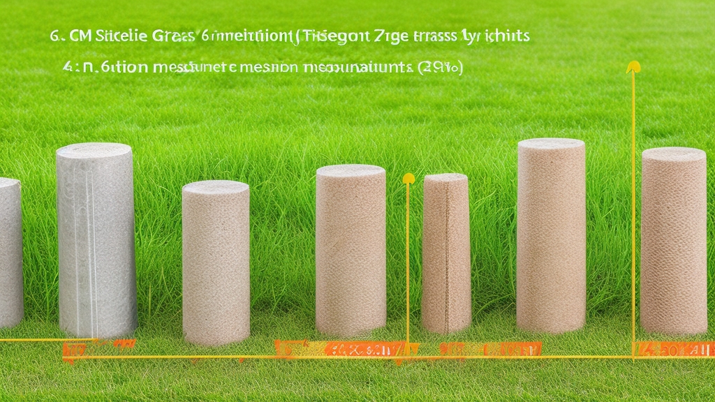 Különböző fűmagasságok összehasonlítása 2-8 cm között ugyanazon gyeptípuson mérővonalzóval